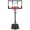 Black, variant on Portable Basketball Hoop Outdoor, SEGMART 4.9Ft-10Ft Height Adjustable Swimming Pool Basketball Hoop Goal System with PE Backboard for Kids Youth Adults Play in Backyard/Courts/Indoor