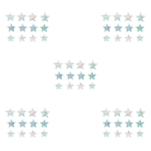 Guardoinrt Brighten Up Space Captivating 3D Lighting Wall Sticker Electrostatic Stickers 2 5Set