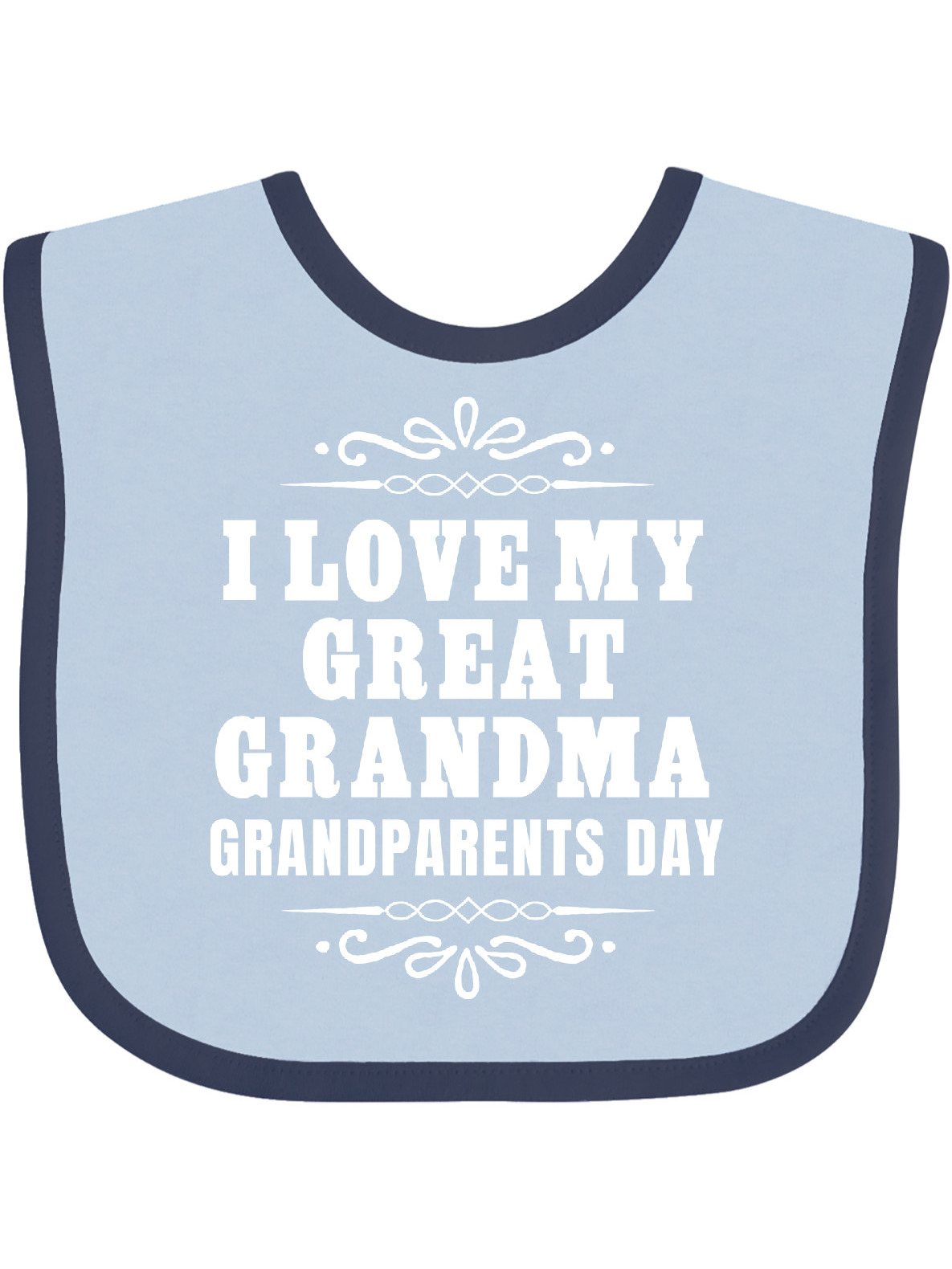 i love grandma bib