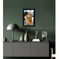 thumbnail image 5 of IBA Indianbeautifulart Radha Krishna Picture Frame Religious Poster Black Wall Frame Deity Photo Frame Wall Decor&nbsp;For Home/ Office/ Temple-6 x 8 Inches, 5 of 7