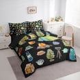 thumbnail image 2 of Erosebridal Kids Teens Jungle Adventure Bedding Comforter Set 7 Pieces,Boys Girls Woodland Camping Theme Full Bedding Set,Black Reversible, 2 of 6