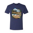 thumbnail image 2 of Wild Bobby, Paradise Surf Shack Marlin Pop Culture Mens Premium Tri Blend T-Shirt, Vintage Navy, X-Large, 2 of 3