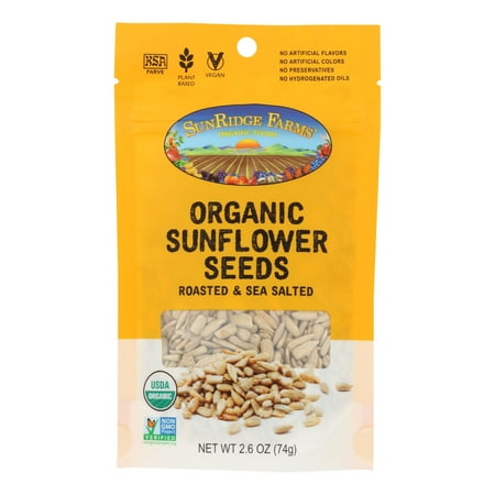 Sunridge Farms Organic Sunflower Seeds, 2.6 Oz