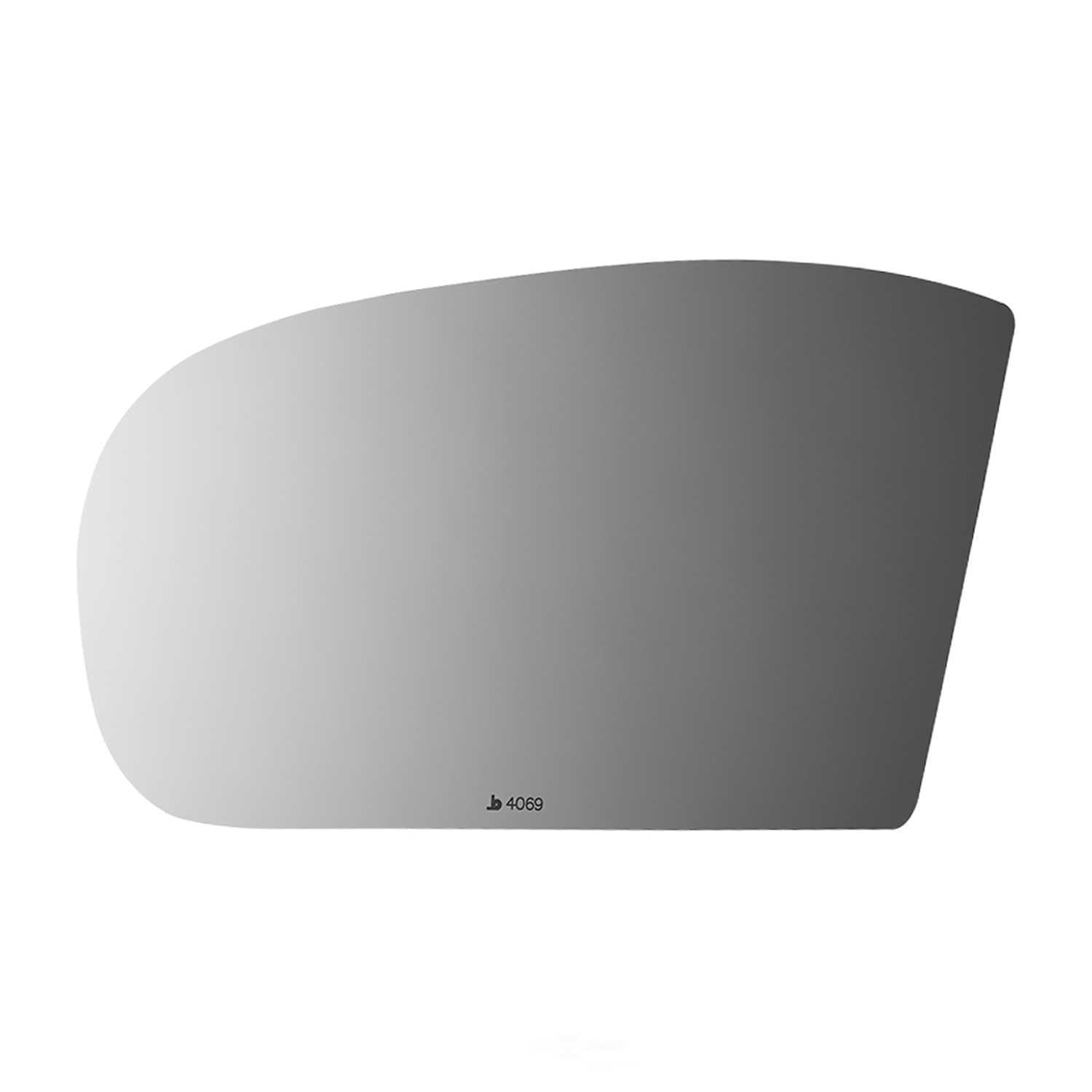 Burco Side View Mirror Replacement Glass - Clear Glass - 4069