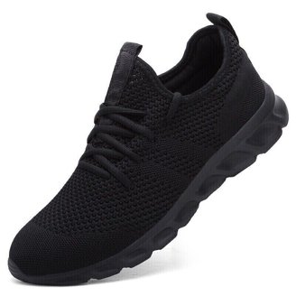 Men's Casual Sneakers – Athletic Running Walking Shoes – Breathable, Memory Foam – Lace Up – US Size 12