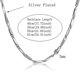 thumbnail image 4 of Collar de cadena de acero inoxidable de 3 mm, collar de hip hop, cadena de 45,50,55,61,68 cm, collar de roca, accesorios para hombres y mujeres --- Código de producto 44470, 4 of 5