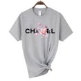 thumbnail image 3 of Camiseta de algodón para mujer, camiseta de manga corta transpirable, ropa Y2K para mujer, estilo Harajuku, Top básico de diseño con cuello redondo, 3 of 5