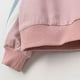 thumbnail image 5 of Jumpingount 2 uds traje deportivo chaqueta de manga larga con cremallera y letras para niños ropa a rayas traje primavera otoño adolescente conjuntos de ropa Rosa ciento diez, 5 of 6