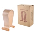 thumbnail image 1 of Soporte para auriculares para juegos Soporte de madera para auriculares con forma de arco de escritorio Soporte universal para auriculares, color abedul Inevent EL4845-01B, 1 of 7