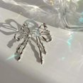 thumbnail image 1 of Woman Asymmetric Diamond Love Metal Chain Earrings Christmas, GiftButterfly, 1 of 5
