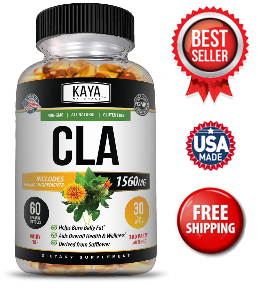 Kaya Naturals CLA Fat Burner Supplement, Appetite Suppressant, Weight Loss