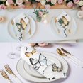 thumbnail image 2 of Spring Summer Butterflies Cloth Napkins, Farmhouse Butterfly Washable and Reusable Dinner Napkins Set of 8, Table Napkin for Kitchen Party Birthday Wedding Hotel Housewarming 20"x20", 2 of 8