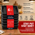 Utility Insert Drawer Box 6PCS(XL) Extra-large Tool Box Drawer Organizer Trays with Non-slip Pads ...