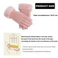 thumbnail image 2 of Women's winter warm touch screen gloves Warm soft lining elastic cuffs - Pink, 2 of 6