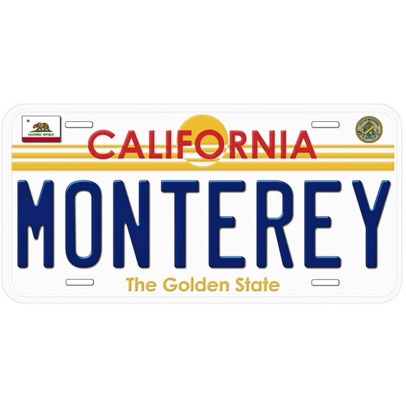 Monterey CA TAG04 Novelty Car Auto License Plate