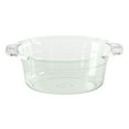 thumbnail image 4 of Portable Dish Tub Clear Accs Dish Basin for Kitchen Sink for Vegetable Fruit Large, 4 of 8