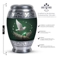 thumbnail image 2 of White Dove Large Urns For Human Ashes - Bird Urn - Urn For Ashes For Women - Urns For Human Ashes Adult Male - Cremation Urn Human Ashes - Large Human Urn - Dove Urns For Human Ashes (Size - 10inch), 2 of 5