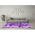 thumbnail image 3 of Ahgly Company Indoor Rectangle Abstract Purple Modern Area Rugs, 5' x 8', 3 of 4