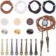 thumbnail image 1 of Kit de 4 Juegos para Hacer Corbatas de Bolo, Puntas de Repuesto para Corbatas de Bolo, Accesorios para Hebillas de Corbatas de Bolo Redondas y Planas., 1 of 5