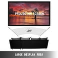 thumbnail image 2 of KFFKFF Projection Screen 120 inch 16:9 Movie Screen Fixed Frame 3D Projector Screen for 4K HDTV Movie Theater Home, 2 of 9