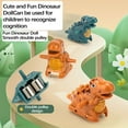 thumbnail image 3 of Dinosaur Track Climber Slide Toy Set, Interactive Stair-Climbing Adventure with 3 Cars, Educational STEM Building Kit for Boys and Girls, 3 of 9