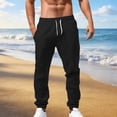 thumbnail image 5 of Men's Casual Pants Relaxed Fit Trousers with Pockets Pants, 5 of 6