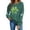*Green 10, variant on ClodeEU Womens Saint Patrick‘s Day Crewneck Sweatshirt, Long Sleeve Casual Pullover Green 12,Womens Plus M