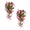 2PCS Rose Red-Pink, variant on chaungfeng Artificial Fake Hanging Flowers Plants 2pack, Faux Silk Daisy with Eucalyptus Leaves UV Resistant for Outside Home Indoor Planter Porch Patio Balcony Yard Decor (2, Red-Yellow)