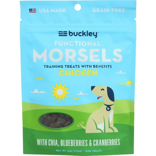 Buckley Functional Morsels Chicken All Stages Dry Dog Training Treats 6
