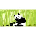 thumbnail image 4 of Panda Piggy Bank, Panda Bear in Bamboo Forest Jungle Oriental Nature Wildlife Tropic Cartoon Art, Ceramic Coin Bank Money Box for Cash Saving, 3.6" X 3.2", Lime Black White, by Ambesonne, 4 of 4