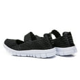 thumbnail image 3 of OAVQHLG3B Sandals for Women Clearance Under $10 Women's Woven Light Weight Elastic Trainer Slip On Sport Water Shoes Sneakers, 3 of 8