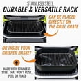 thumbnail image 5 of 1PCS Stainless Oven Grill Rack Air Fryer Basket for Ninja Woodfire OG701 OG75 7-In-1 Air Fryer Net Baskets Kitchen Tool, 5 of 5