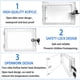 thumbnail image 2 of 2X Caja de Bloqueo de Termostato Universal con Llave, Protector de Termostato Transparente para Termostato en la Pared.5 Pulgadas Hx4.72 Pulgadas Wx1.65 Pulgadas D, 2 of 5