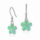 thumbnail image 4 of Flower S Pendant Drop D Hook Earrings Women Girls Day Jewelry(1 P, Silver), 4 of 5