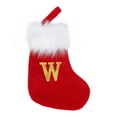 thumbnail image 2 of NWOKYZGH 1Pc Red Christmas Stockings with Letters, Super Soft Christmas Stockings Large Monogram Stockings Red Letter Stockings for Christmas Holiday Xmas Gift, 2 of 5