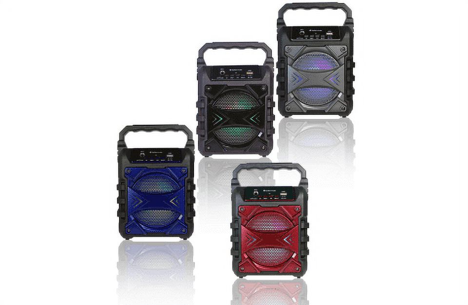 Top Tech Audio Fully Amplified Portable 500 Watts Peak Power 4” Speaker - image 2 of 2