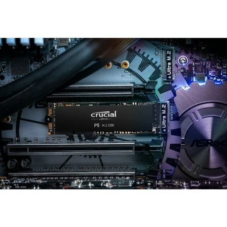 Crucial - P5 2TB 3D NAND PCIe Gen 3 x4 NVMe Internal Solid State Drive M.2