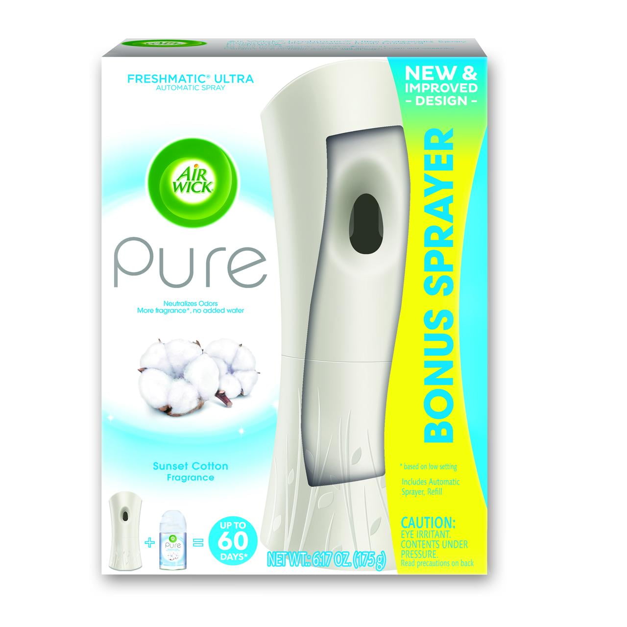 Air Wick Pure Sunset Cotton Freshmatic Ultra Automatic Air Freshener