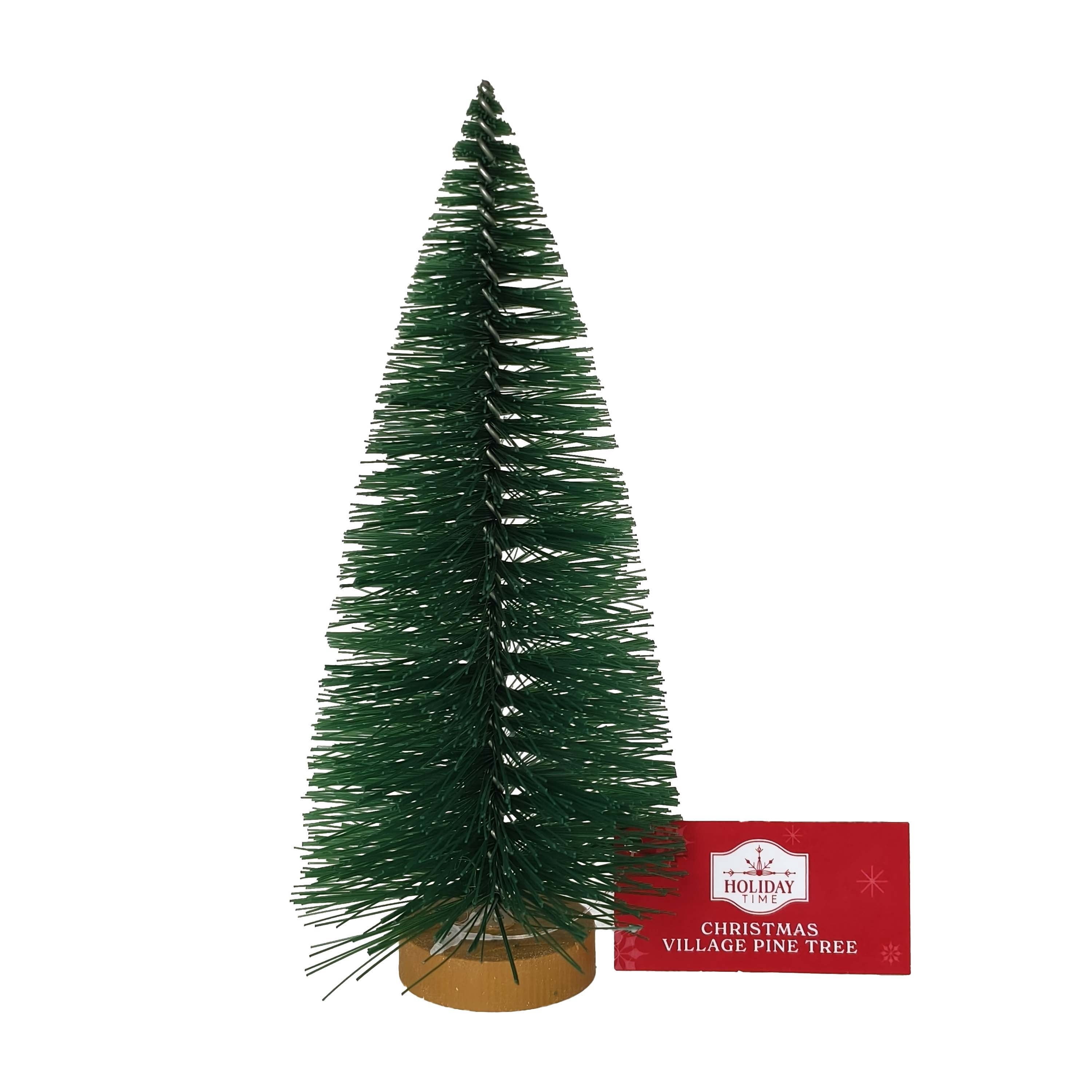 Christmas Village Pine Tree, Green, 6", by Holiday Time