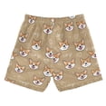 thumbnail image 2 of Cute Dog Corgi Face Pattern Swim Trunks Quick Dry Beach Pool Board Shorts Lightweight Stylish Print Sizes 2T to XL, 2 of 8