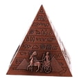 thumbnail image 1 of PENGXIANG Statue Pyramides Modèle 3D en Métal 10cm Souvenir Cadeau Bureau, 1 of 7