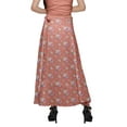 thumbnail image 4 of Moomaya Printed Rayon Skirt Wrap Style Plus Size Skirt Summer Wear Clothing, 4 of 6