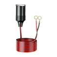 thumbnail image 3 of MERIGLARE Lighter Adapter Power Supply Cord Accessories Replaces Female Plug 4m, 3 of 9