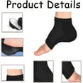 thumbnail image 5 of Height Max Socks,Happon Invisible Shoe Heel Pad,Invisible Height Insoles, Half Height Raised Insole,Universal Heighten Socks for Men or Women (3.5CM, Black), 5 of 6