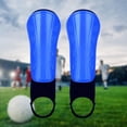 thumbnail image 3 of Espinilleras de fútbol Cola para entrenamiento deportivo correas ajustables para niños y adultos Espinilleras adulto azul, 3 of 8