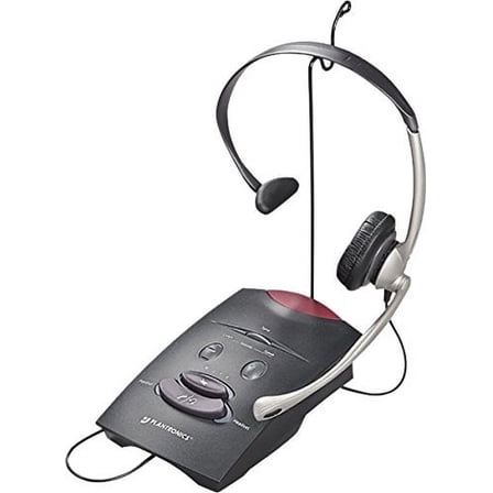 Plantronics TELEPHONE HEADSET SYSTEM S11 65148-11 , Black