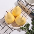 thumbnail image 3 of Pera de EVA de Fruta Simulada Pera de Plástico Amarilla de Imitación Realista para Decoración de Fiesta de Mesa en el Hogar ANGGREK Otros, 3 of 5