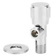 thumbnail image 2 of Shutoff Valve, Thread G1/2in Water Valve, Stop Valve, Shut Off Faucets Angle Valve, Kitchen Accessories For Bathroom, 2 of 8