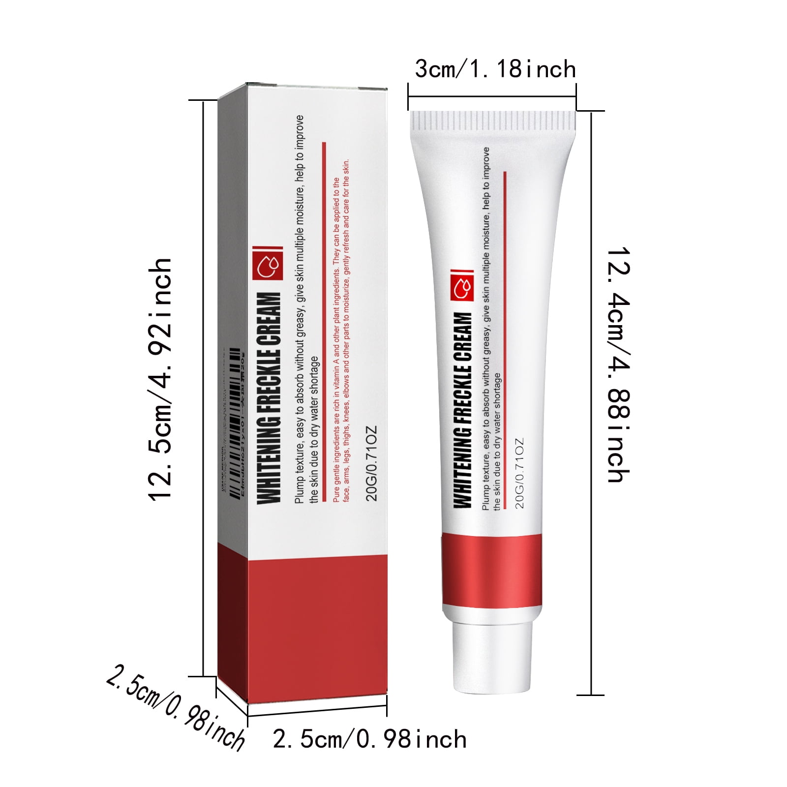 Alvantor Brightening Face Cream Moisturizer for Dull Skin & Acne Dark Spots 0.71 oz