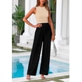 thumbnail image 4 of PRETTYGARDEN Women's Summer 2 Piece Loungewear Set Cropped Tank Top Wide Leg Sweatpants Tracksuit Casual Outfits, 4 of 8